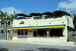 Located on Upper Duval Street in Key West, the Banana Cafe is a favorite for breakfast, lunch, and dinner.