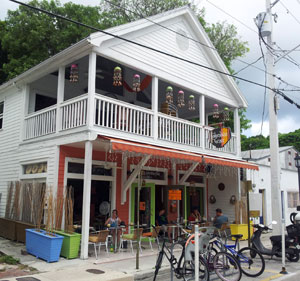 Colombian Grace restaurant fronts Petronia Street in Bahama Village.