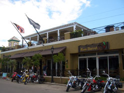 The Rum Barrel, located on Front Street in Old Town Key West - a civilized pirate hangout.