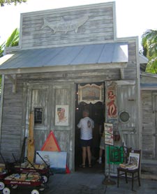 Worn wood exterior of the 90 Miles to Cuba gallery