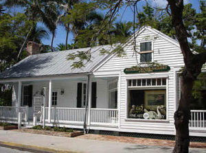 Exterior of the Audubon House gallery