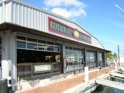 Dock side restaurant Conch Republic Seafood Company in Key West