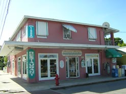 Harpoon Harry's building on Caroline St in Key West