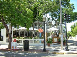Mangoes on Duval St and its outdoor patio