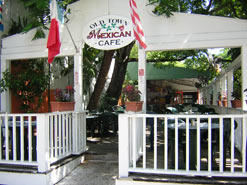 Front of Old Town Mexican Cafe in Key west