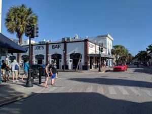 Sloppy Joe’s on Duval Street, one of Hemingway’s famous hangouts