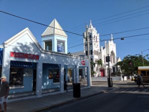 St Paul’s Church, from the early 1800’s, standing proudly on Duval