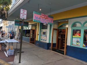 Jimmy Buffet’s famous Margaritaville, with doors open and music in the air