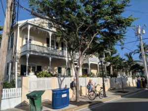 Bicycles are a part of life in Key West
