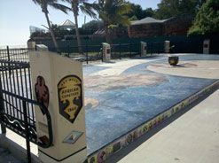 View of the African Cemetery memorial