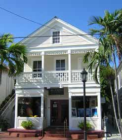 The Alan Maltz Gallery on Upper Duval Street – located in an historic wood frame building.