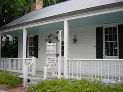 The gift shop of the Audubon House museum