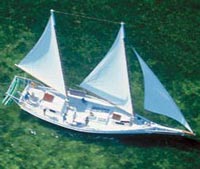 Sailboat available fireworks-viewing cruise in Key West