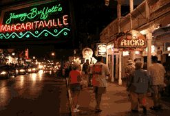 Bars on Duval Street in Key West