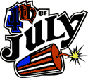 4th of July logo