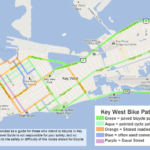 Bike routes map