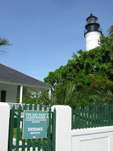 The Key West lighthouse and keeper's quarters