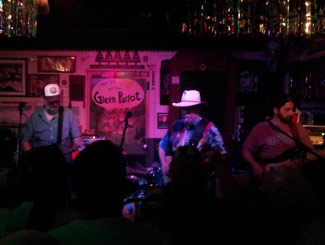 New Riders of the Purple Sage playing at the Green Parrot to a packed house.