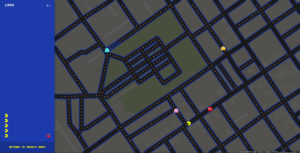 Screenshot of Old Town & the Key West Cemetery, PacMan style!
