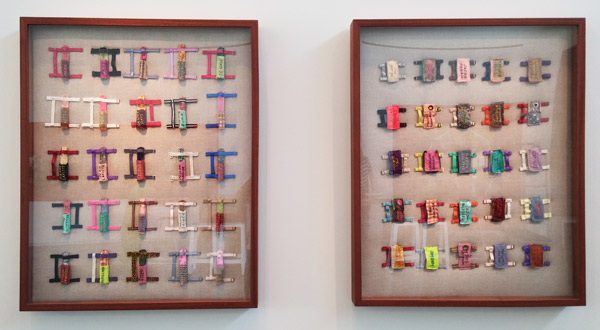 Harnesses used by artist to fly cigars from Cuba to Key West on the backs of homing pigeons