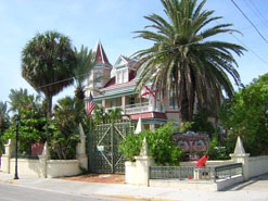 The colorful and ornate Southernmost House on upper Duval Street