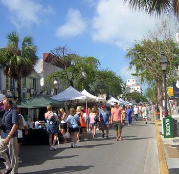 Street fair on Duval Street